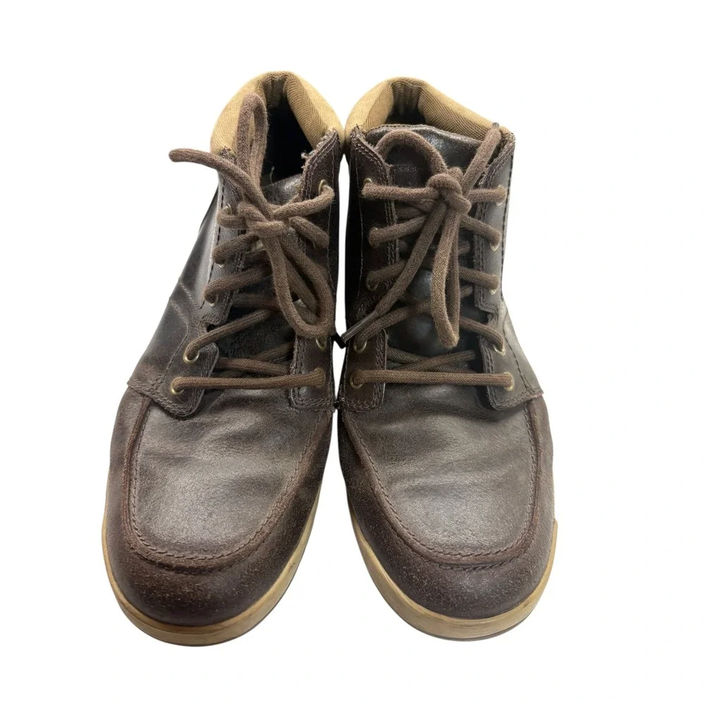 The North Face Men's Brown Leather Evo Ballard Chukka‎ Lace Up Boot - 8.5